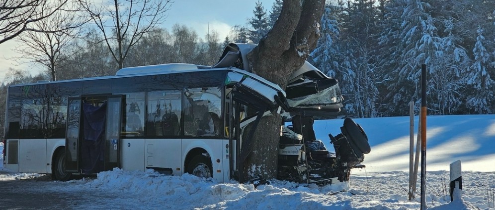 Busunfall im Sehmatal